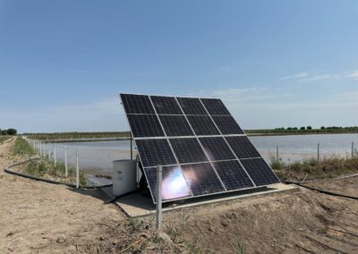 Solar pumping for drip irrigation