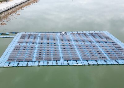 100kw floating solar near Baku, Azerbaijan