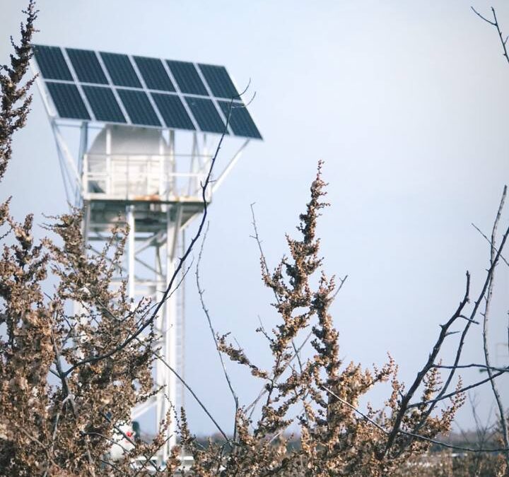 Solar system for water pumping